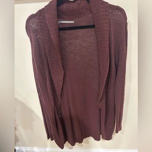 Maroon cardigan